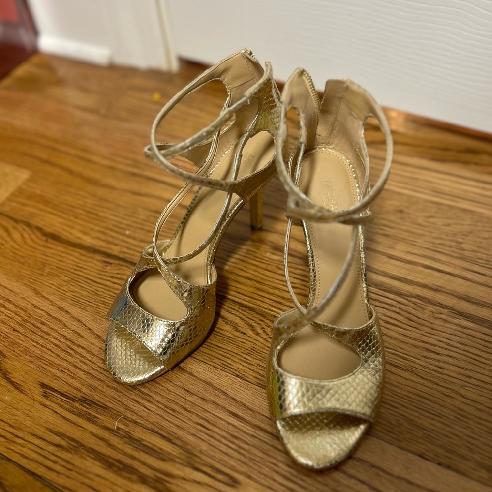 Michael Kors Gold Sandals